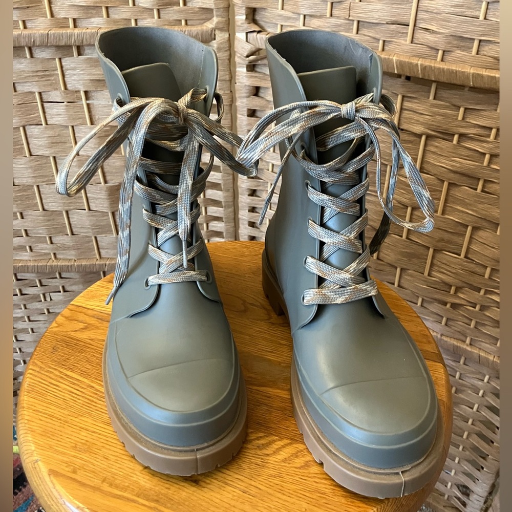 Cougar Madrid Lace-Up Rain Boots